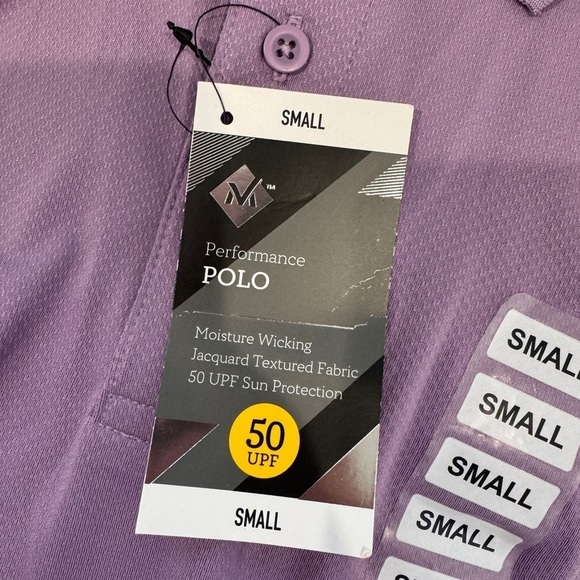 Member's Mark Purple Polo Performance Men's T-Shirt (S) - Picture 5 of 6